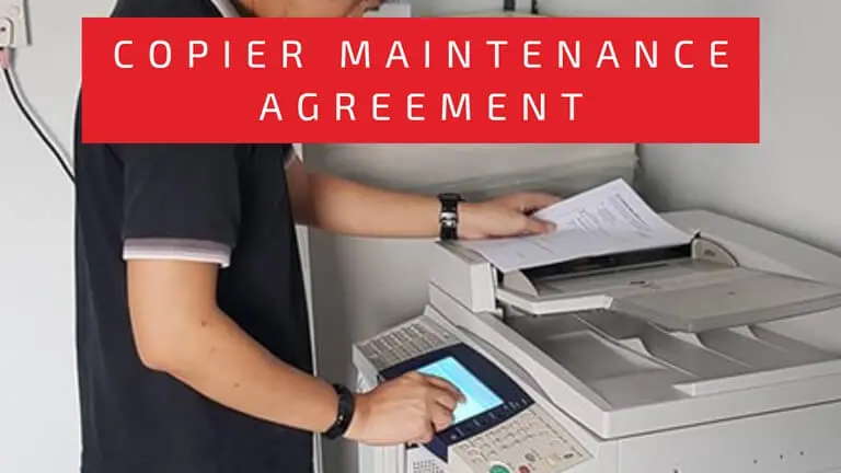 Copier Maintenance Agreement Contract Helps Ensuring Timely Serviced Of Copier For Smooth Operation