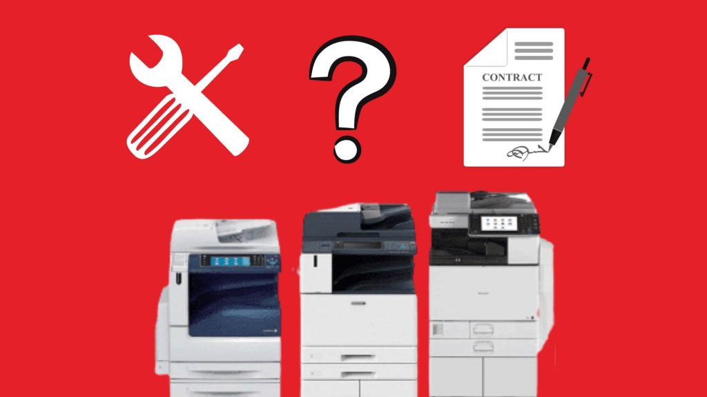 How does a Copier Service Agreement Works