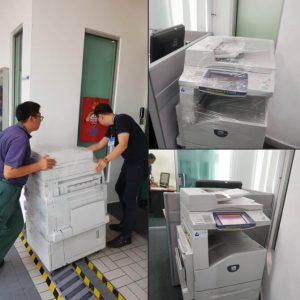 Installation of Fujixerox Colour photocopier FX AP III C3300 to an international school in Petaling Jaya