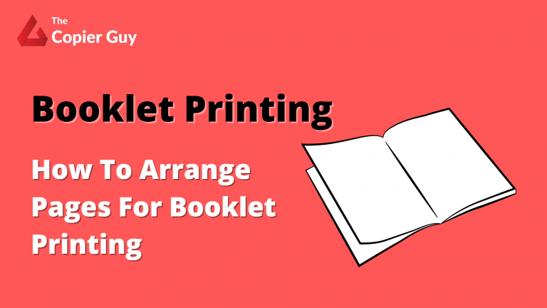 How To Arrange Pages For Booklet Printing