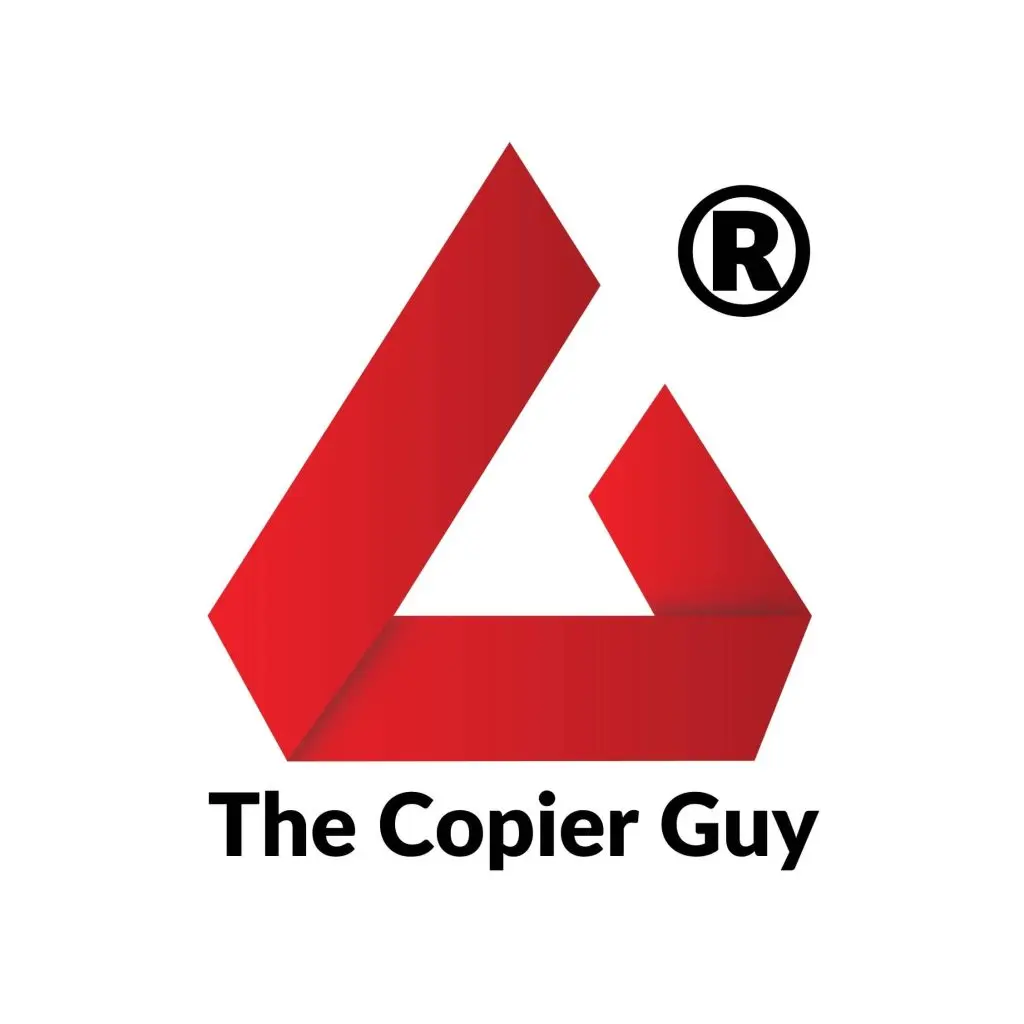The Copier Guy Trademarked Logo White Square
