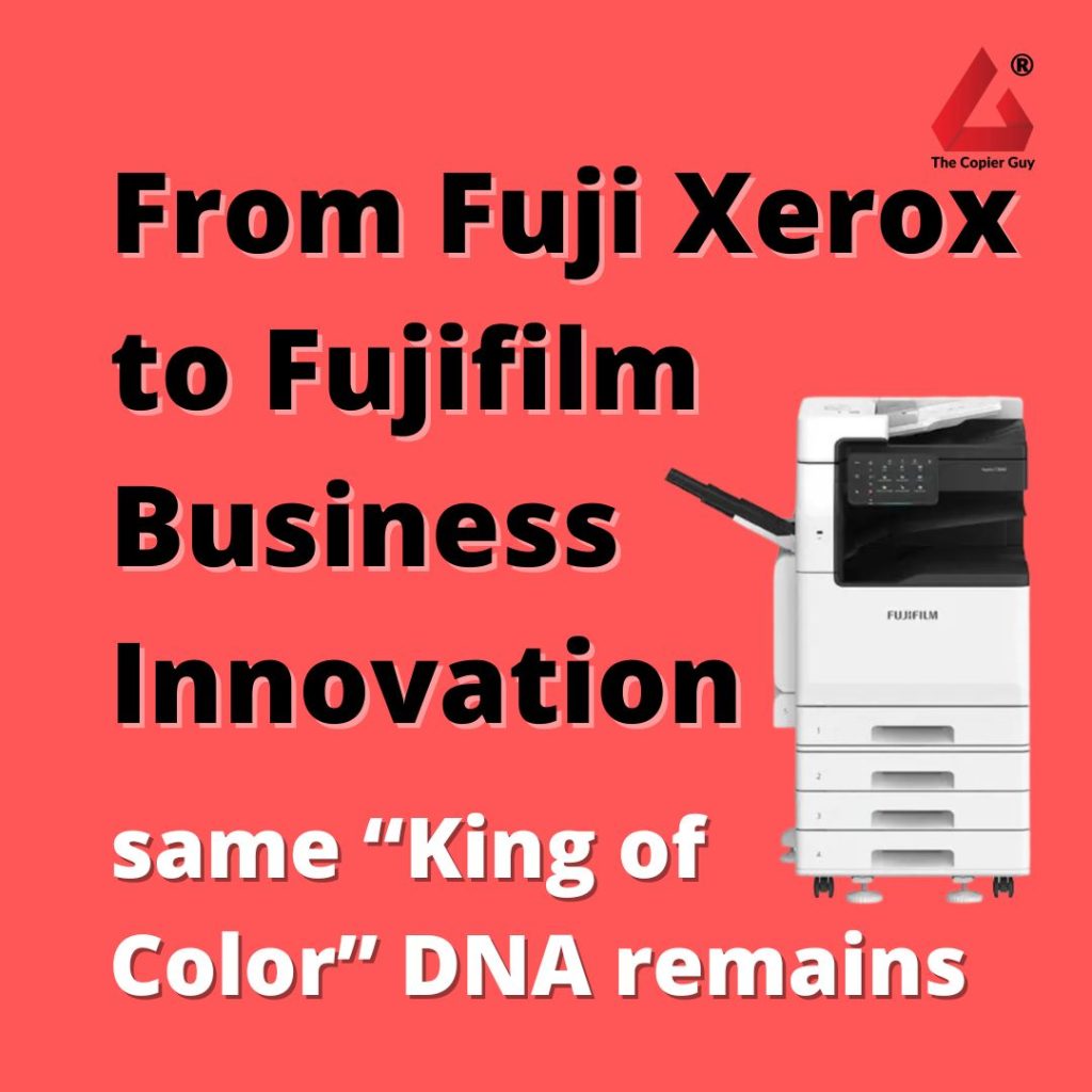 From Fuji Xerox to Fujifilm Business Innovation From Fuji Xerox to Fujifilm Business Innovation in 2021